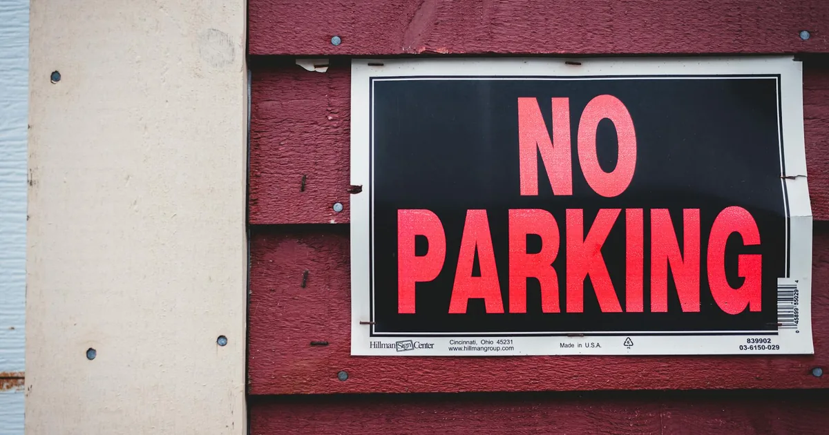 Parking Signs Guide in West Bridgford, England — car parking spaces and facilities